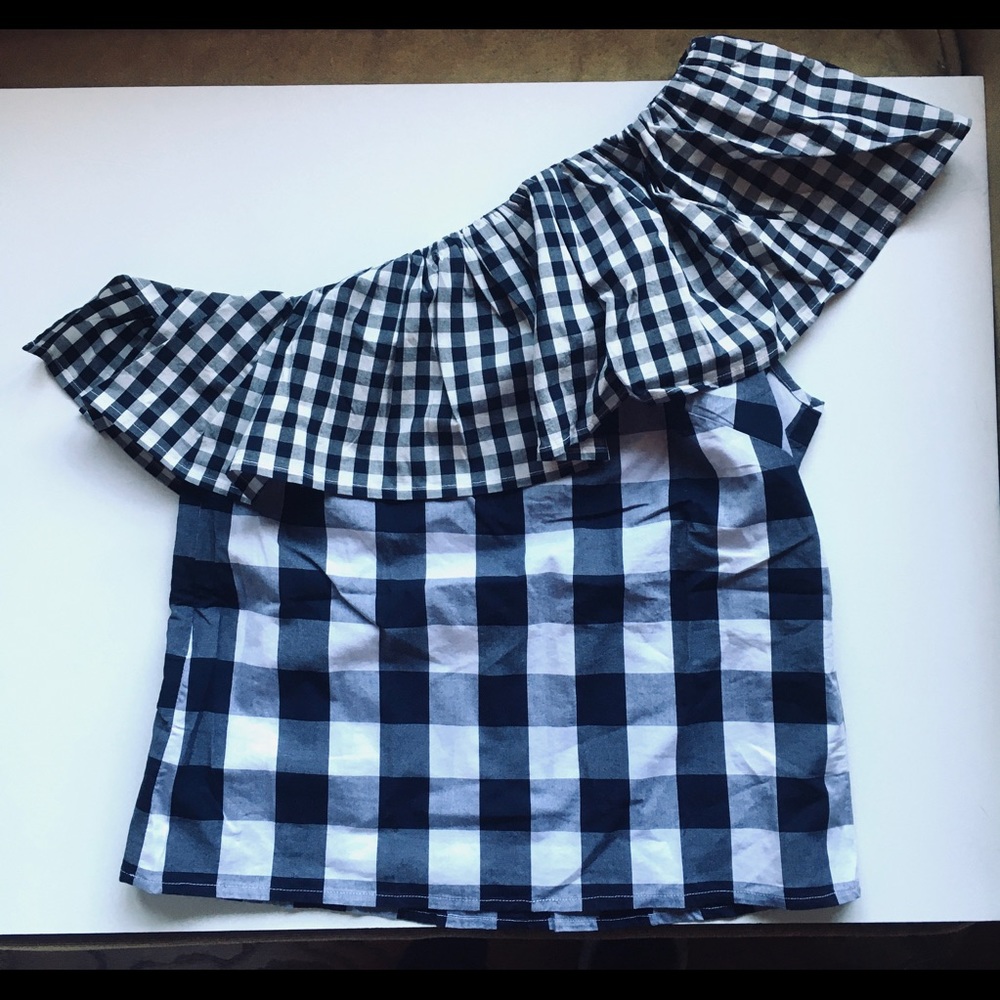 Gingham Top J Crew NWT, Small J Crew Top JCrew Top Spring Top, Summer Top